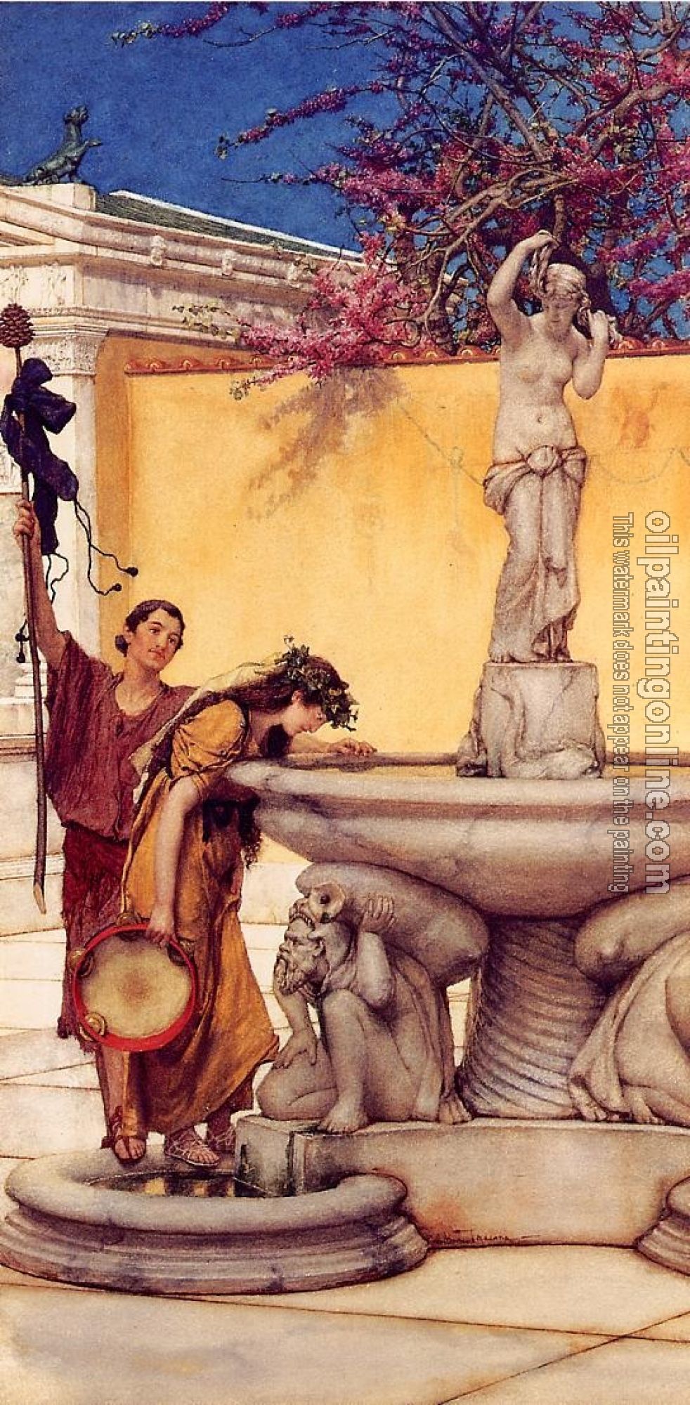 Alma-Tadema, Sir Lawrence - Between Venus and Bacchus